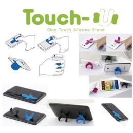TOUCH-U - Supporto in silicone per smartphone - Arancio