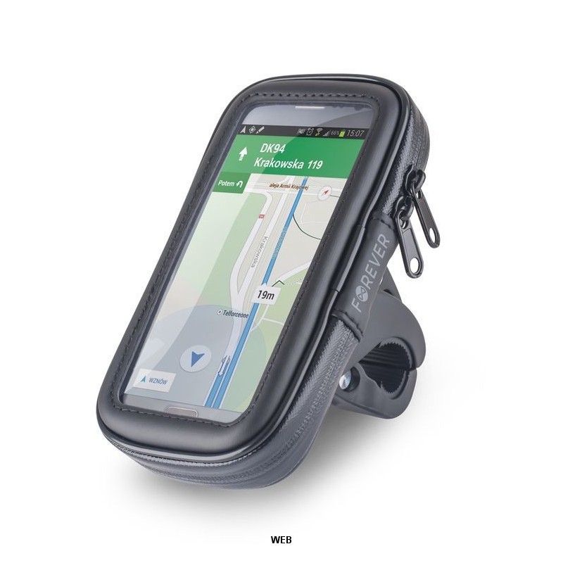 Supporto Smartphone 5,5" per bicicletta con custodia impermeabile Forever