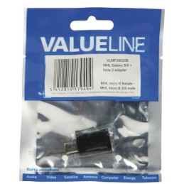 MHL USB Micro B 11-Pin Maschio - USB Micro B Femmina Nero