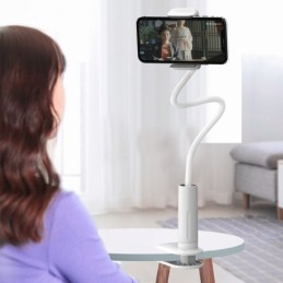 Supporto per smartphone da tavolo 70cm bianco KSC-335