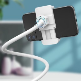 Supporto per smartphone da tavolo 70cm bianco KSC-335