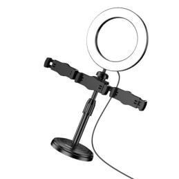 Supporto per smartphone da tavolo con anello LED KSC-1514