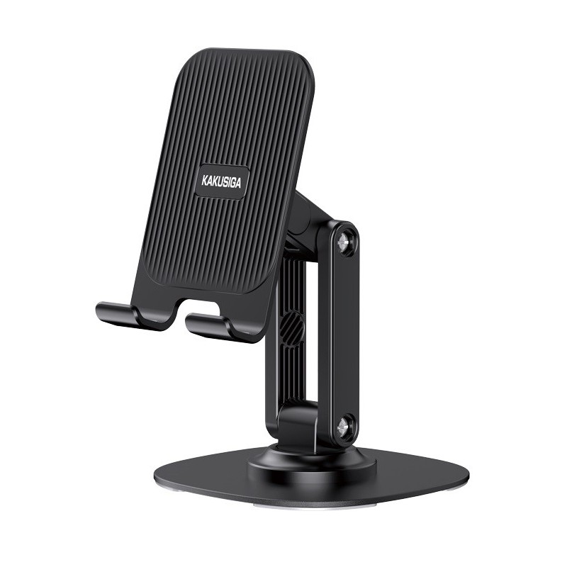 Supporto pieghevole per smartphone da tavolo nero KSC-1159