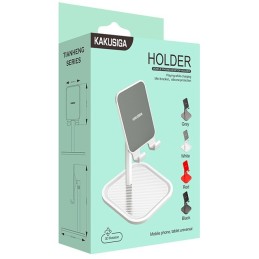 Supporto per smartphone da tavolo bianco KSC-323