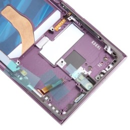 Display OLED + Touch + Frame (Viola) Per Samsung Galaxy S22 Ultra 5G (SM-S908B)