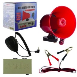 Megafono da auto con amplificatore 40W