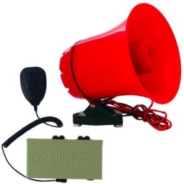 Megafono da auto con amplificatore 40W