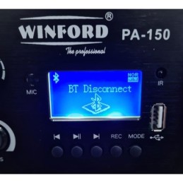 Amplificatore audio USB/Bluetooth/FM 6 canali 70V/100V/16 Ohm 150W