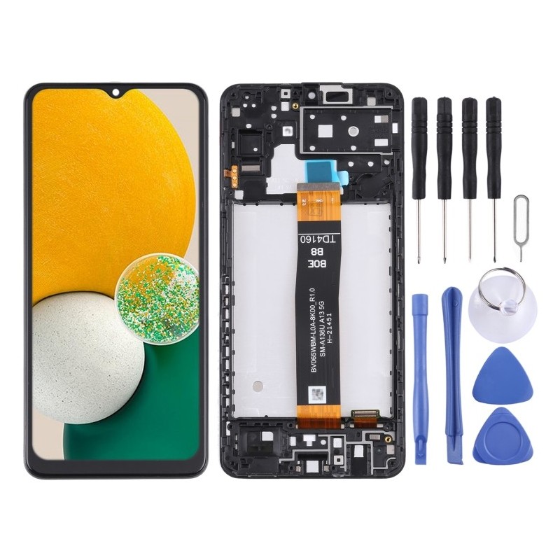 Schermo LCD originale per Samsung Galaxy A13 5G SM-A136U con digitalizzatore e cornice