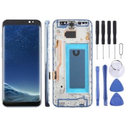 Schermo TFT LCD per Samsung Galaxy S8 SM-G950F 5,7" con digitalizzatore e cornice – Blu