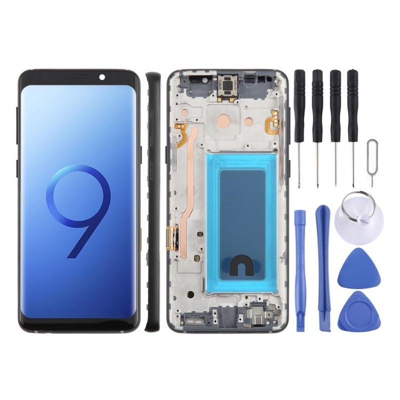 Schermo TFT LCD per Samsung Galaxy S9 SM-G960F 5,7" con digitalizzatore e cornice – Nero