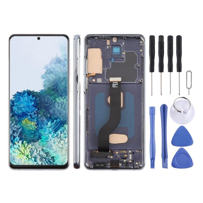 Schermo TFT LCD con touch screen e cornice per Samsung Galaxy S20+ SM-G985F 6,58"