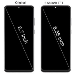 Schermo TFT LCD con touch screen e cornice per Samsung Galaxy S20+ SM-G985F 6,58"
