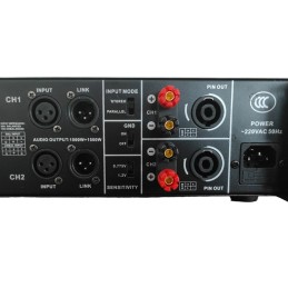 Amplificatore di potenza 2 canali 1500W