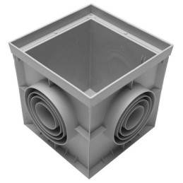 Pozzetto monolitico con coperchio PP 400x400mm