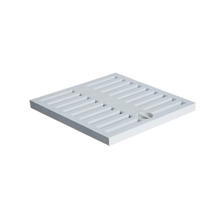 Griglia in PP grigio per telaio/pozzetto 30x30