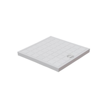 Coperchio in PP grigio per telaio/pozzetto 20x20