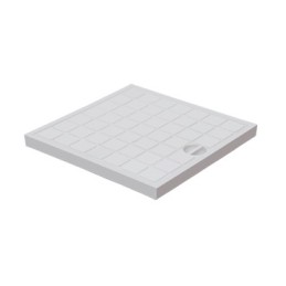 Coperchio in PP grigio per telaio/pozzetto 30x30