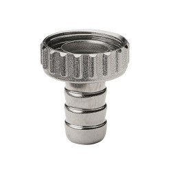 Raccordo portagomma in ottone cromato misura 1