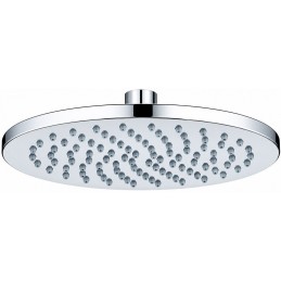 Soffione doccia tondo Ø20 cm cromato effetto pioggia