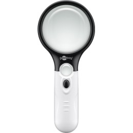 Lente di ingrandimento con LED 2x-12x