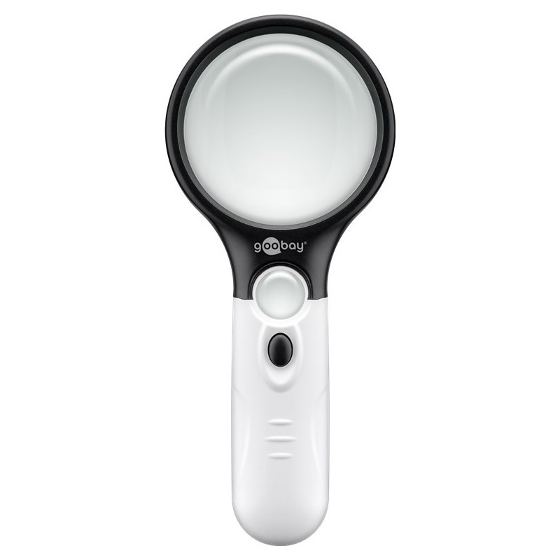 Lente di ingrandimento con LED 2x-12x