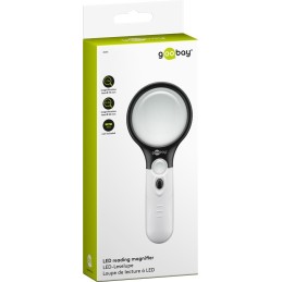 Lente di ingrandimento con LED 2x-12x