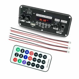 Modulo amplificatore per casse acustiche 2x10W con Bluetooth/USB/Scheda SD/Radio FM
