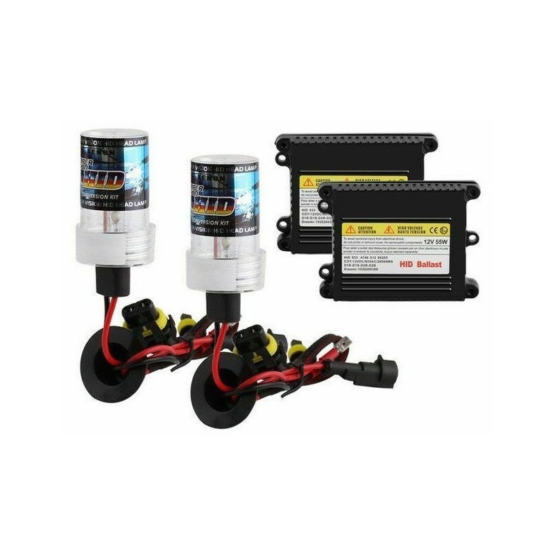Kit fari Xenon H7 6000K 55W per auto