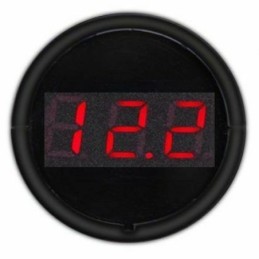 Voltmetro presa accendisigari 12-24V - Display rosso