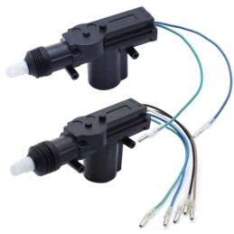 Kit universale chiusura centralizzata per auto con telecomandi - 4 porte