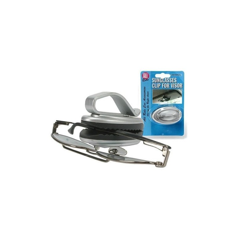 Clip molletta porta occhiali per parasole auto - All Ride