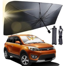 Ombrello parasole per auto 132x75cm