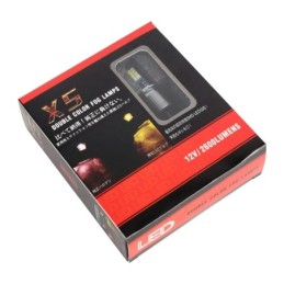 Coppia lampade H3 24 LED SMD-3030 per fendinebbia auto – 12-24 V 10.5 W