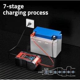 Caricabatterie intelligente 12V-24V 6A-3A