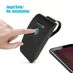 Kit vivavoce Bluetooth per auto con DSP e clip parasole