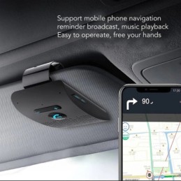 Kit vivavoce Bluetooth per auto con DSP e clip parasole