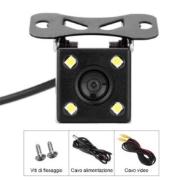 Telecamera retromarcia waterproof - 2x2x2.3cm