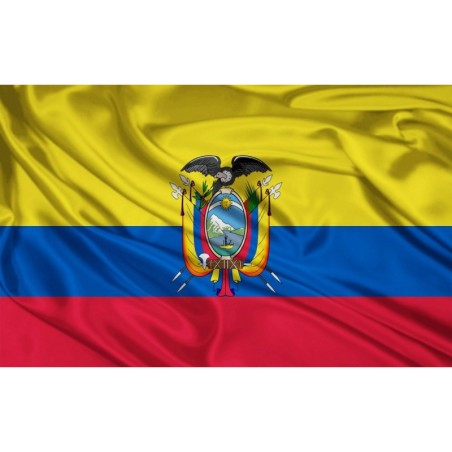 Bandiera di Stato e Militare Ecuador 200x400 cm