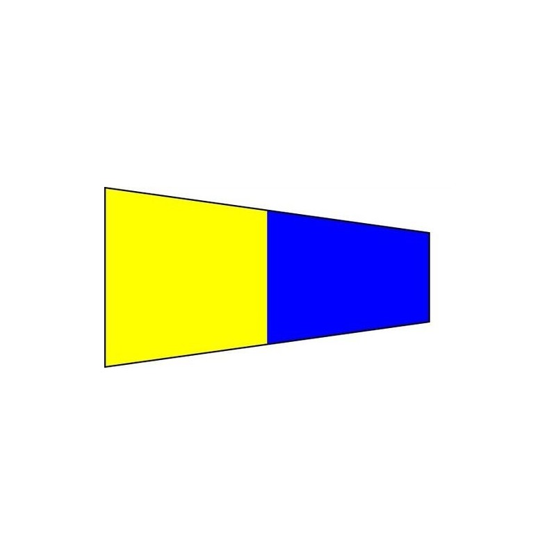 Pennello Segnalazione Nautica Pentafive "5" 170x50x15cm