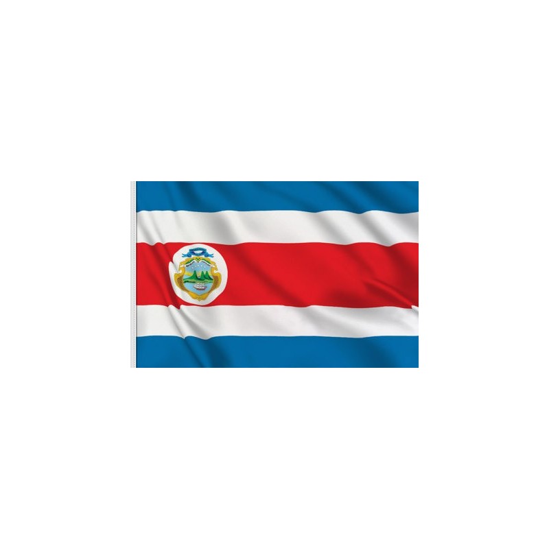 Bandiera di stato e della marina da guerra Costa Rica 300x200cm