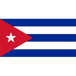 Bandiera Nazionale di Stato e da guerra Cuba 200x400cm