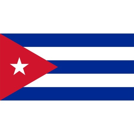 Bandiera Nazionale di Stato e da guerra Cuba 200x400cm