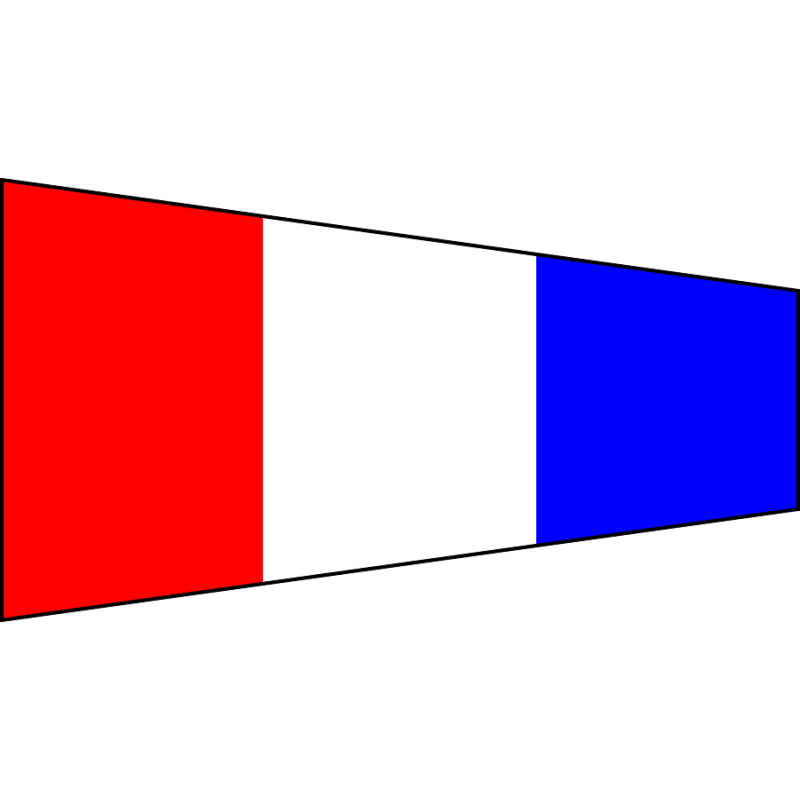 Pennello di segnalazione numerica "3" Terrathree 170x50cm