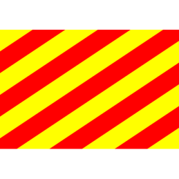Bandiera nautica di segnalazione "Y" Yankee 150x180cm