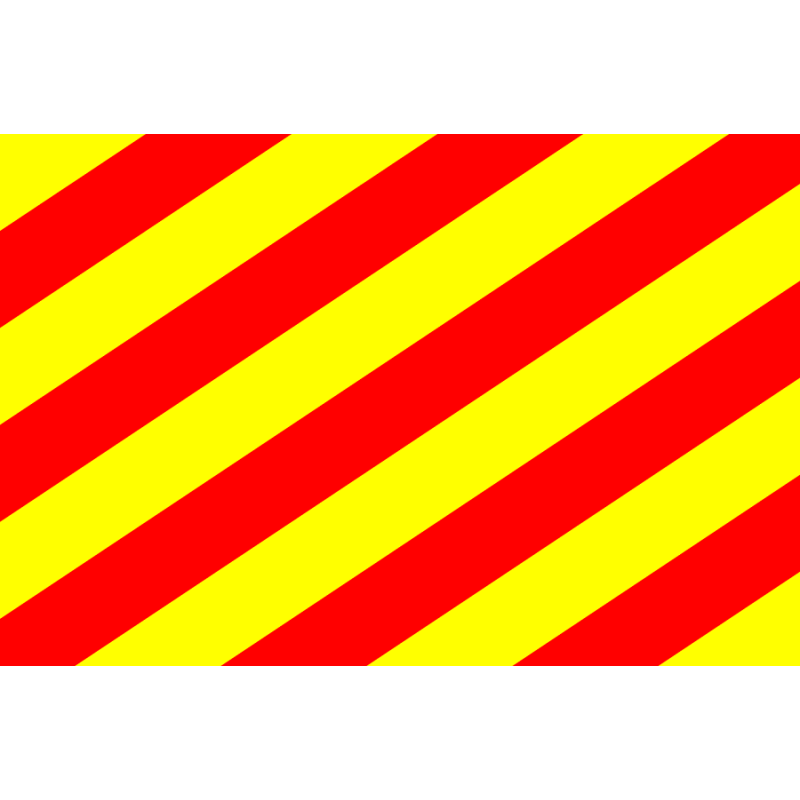 Bandiera nautica di segnalazione "Y" Yankee 150x180cm