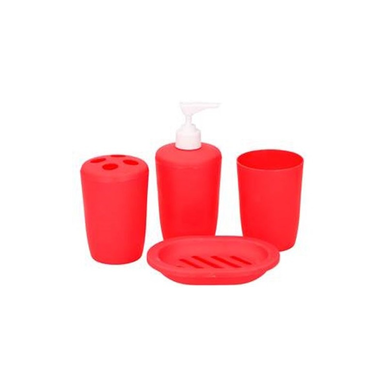 Set da bagno 4 pezzi vari colori