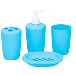 Set da bagno 4 pezzi vari colori