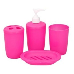 Set da bagno 4 pezzi vari colori