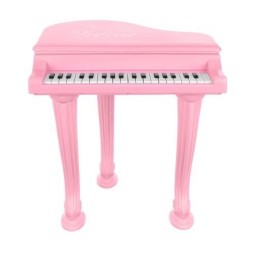 Tastiera elettronica rosa per bambini con microfono e ingresso AUX 3.5mm per telefono
